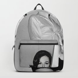 Not Your Bitch Women's Rights Feminist black and white photograph Backpack | Vintage, Girlpower, Photographs, Photograph, Women, Liberation, Meme, Classic, Picketsign, Protest 