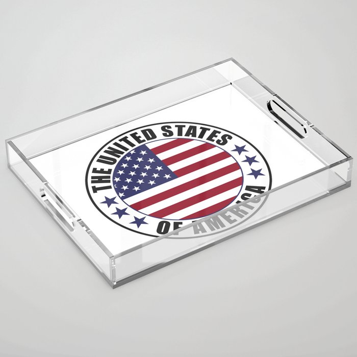 The United States of America - USA Acrylic Tray