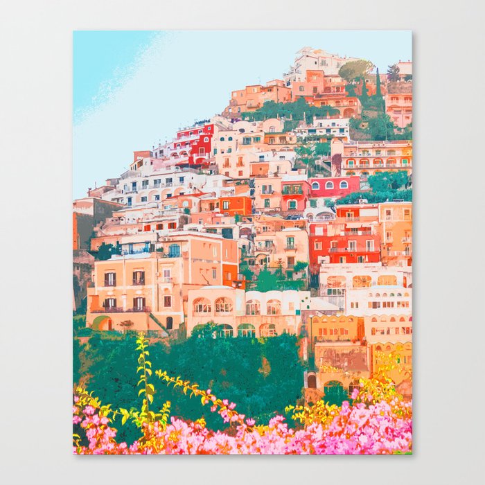 Positano, beauty of Italy Canvas Print