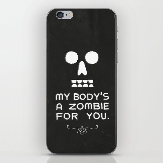 Zombie Love iPhone Skin