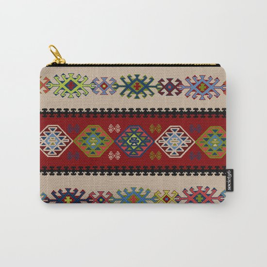 Kilim pattern #022 Carry-All Pouch
