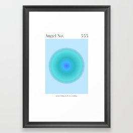 Angel Number 555 Framed Art Print