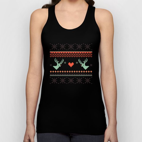 Holiday Pixels Unisex Tank Top