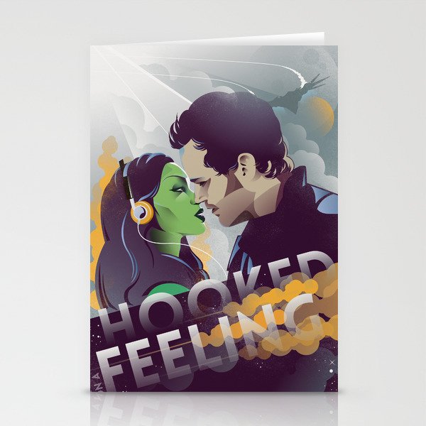 Hooked on a feeling Stationery Cards