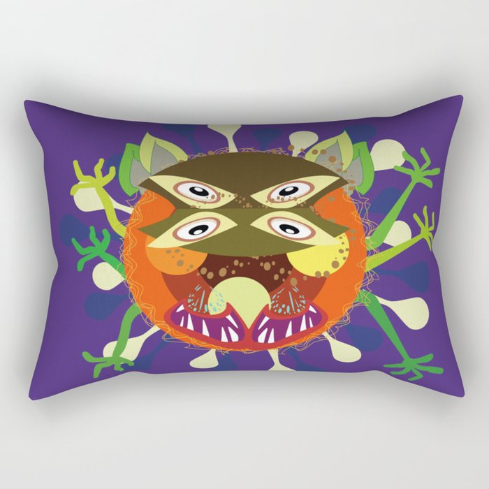 Omicron Soldier 200 - by ANAOBEEX.com  Rectangular Pillow