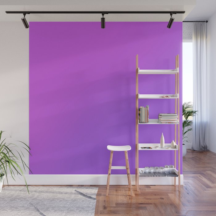 Fuchsia to Purple Gradient Wall Mural