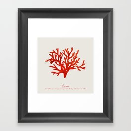 Coral  Framed Art Print