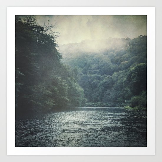 valley and river Art Print