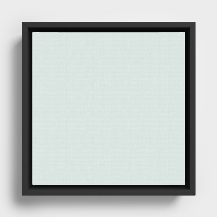 Green-Gray Honeydew Framed Canvas