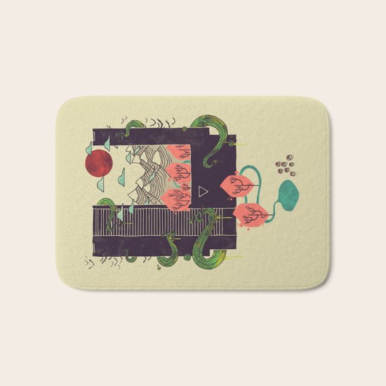 A World Within Bath Mat