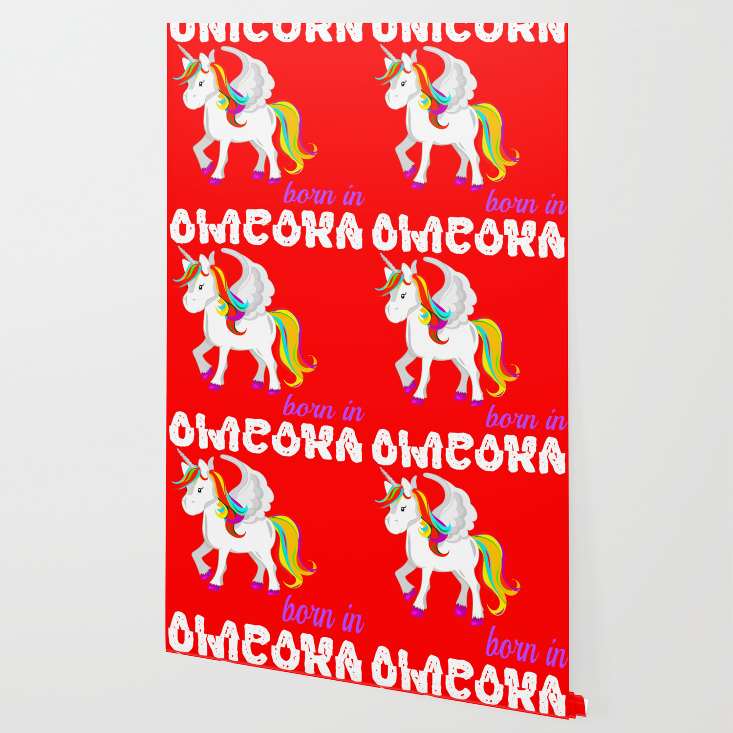 Unicorn Born In Alabama Wallpaper By Green Cow Society6