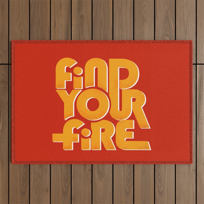 find your fire Outdoor Rug