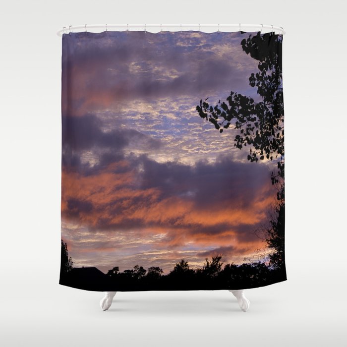 September Sunset Shower Curtain