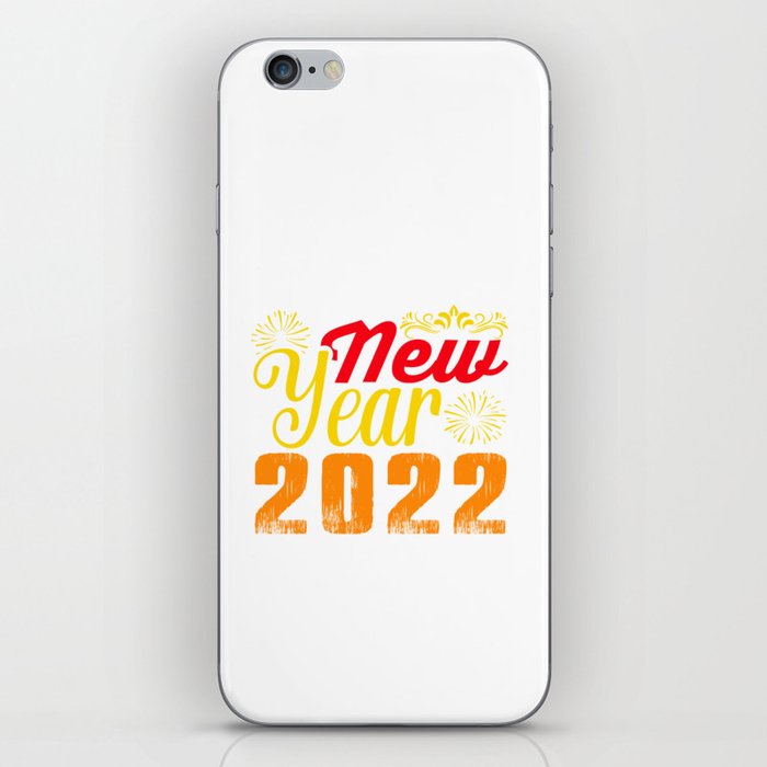 happy new years 2022 goodbay 2021 hello 2022 iPhone Skin