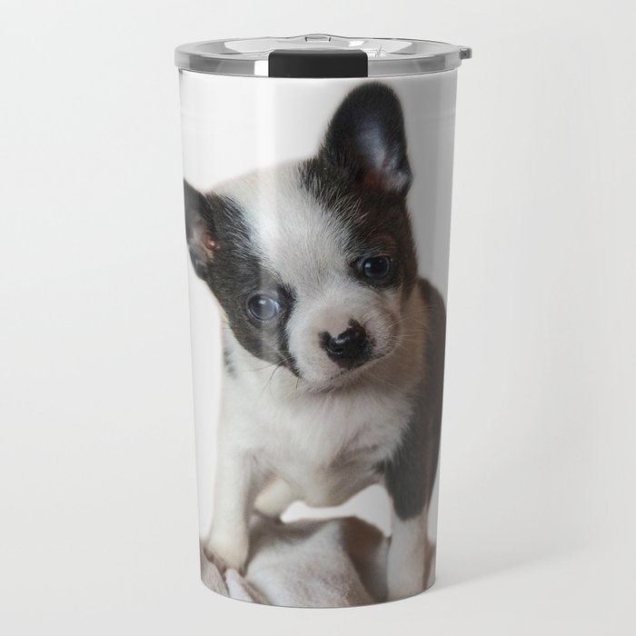Pomeranian X puppy Travel Mug