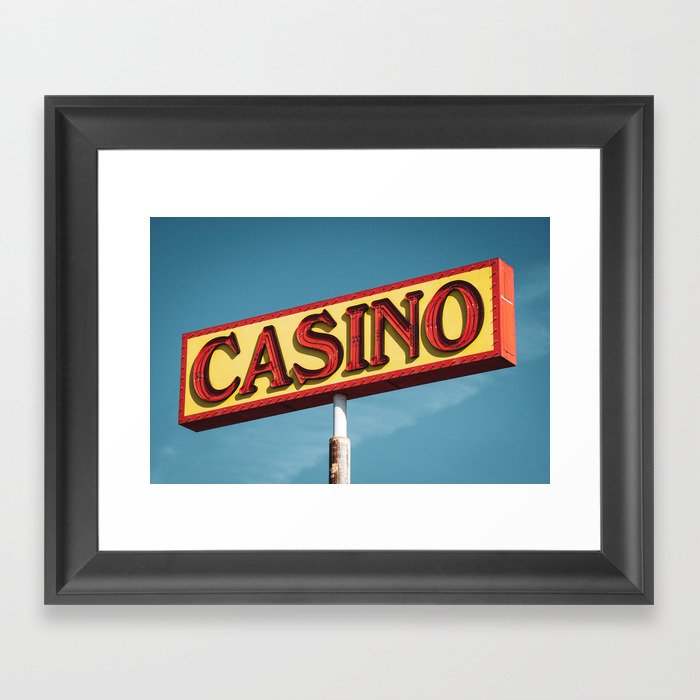 Casino Framed Art Print