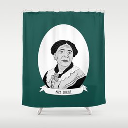 Mary Seacole Illustrated Portrait Shower Curtain