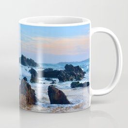 Beach sunset on the rocks Mug