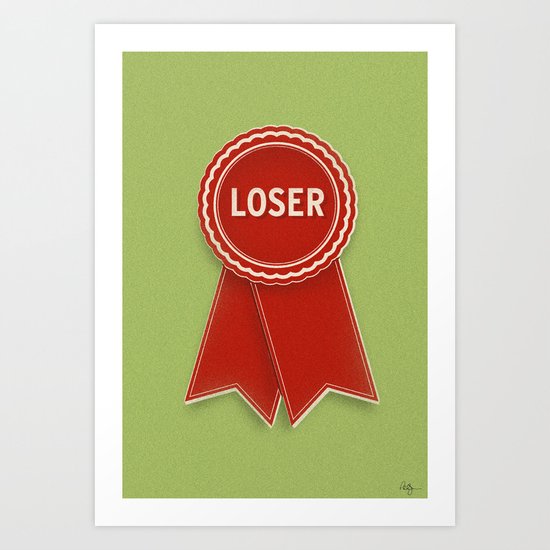 Second Place Ribbon Art Print