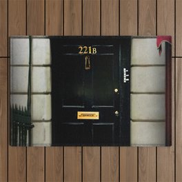 221B Baker Street BBC Sherlock Outdoor Rug