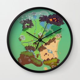 The Continent of Antonica Wall Clock