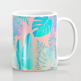 Tropics ( monstera and banana leaf pattern ) Mug