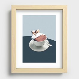Morning rituals Recessed Framed Print