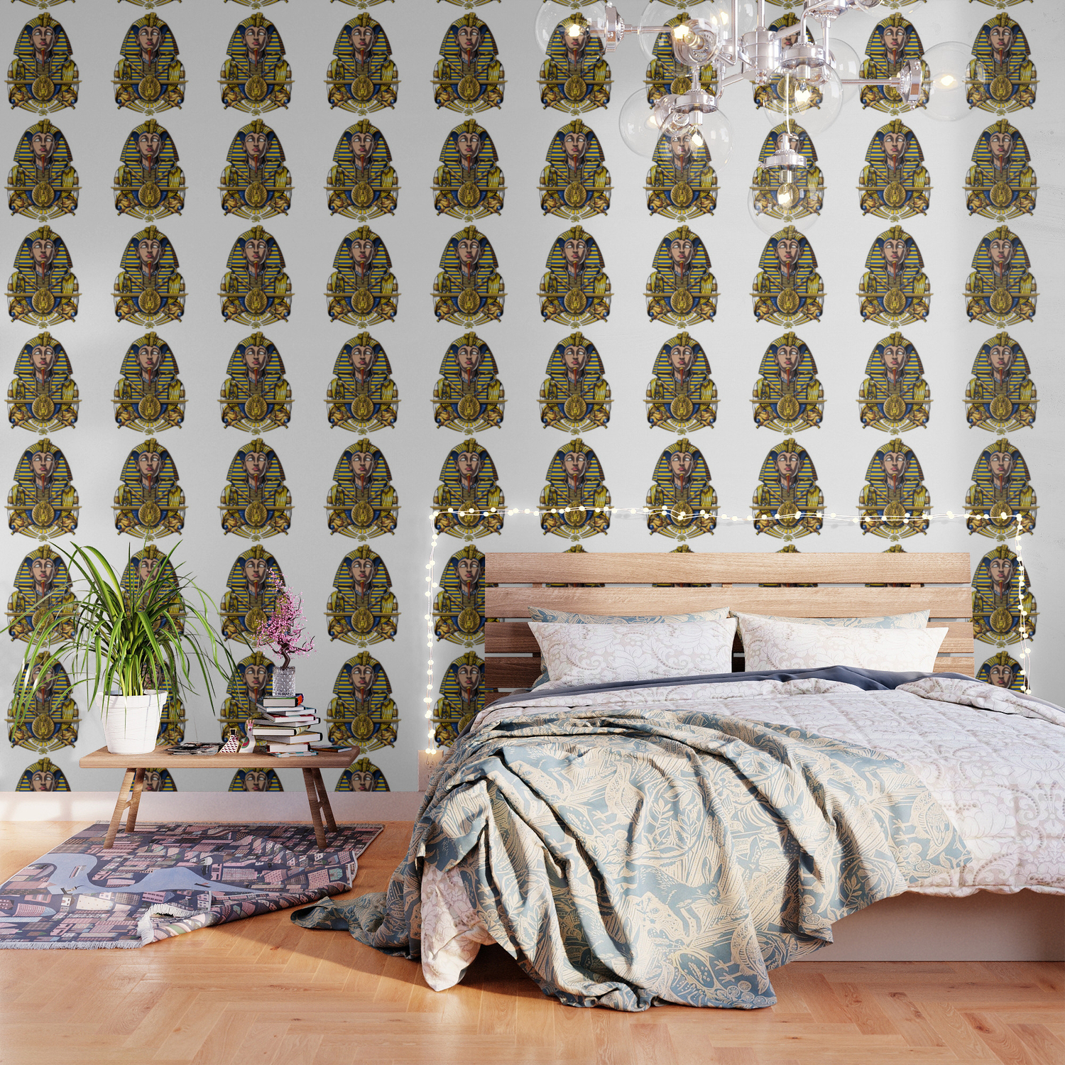 Egyptian Pharaoh Tutankhamun King Tut Wallpaper By Teecave Society6