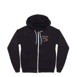 Indigenous Raccoon (Esiban) Zip Hoodie