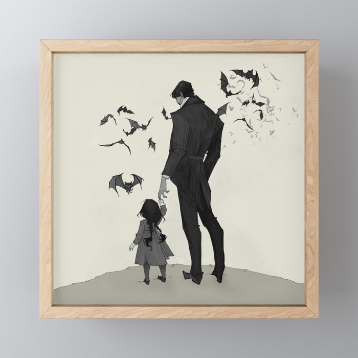 Father Daughter Time Framed Mini Art Print By Abigaillarson Society6