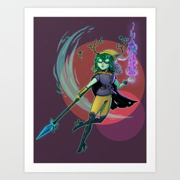 Huntress Wizard Art Print