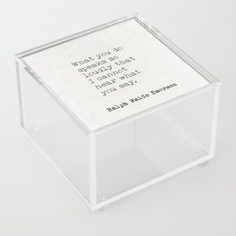 Ralph Waldo Emerson 11221 Acrylic Box