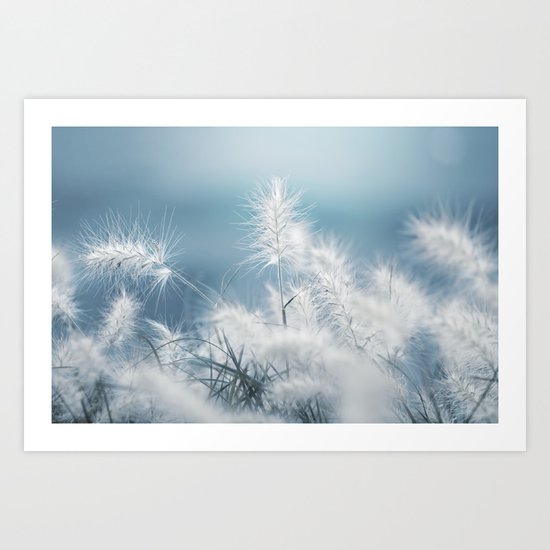 the art of a soft landing Art Print