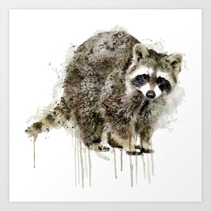 Imaginative Raccoon Art