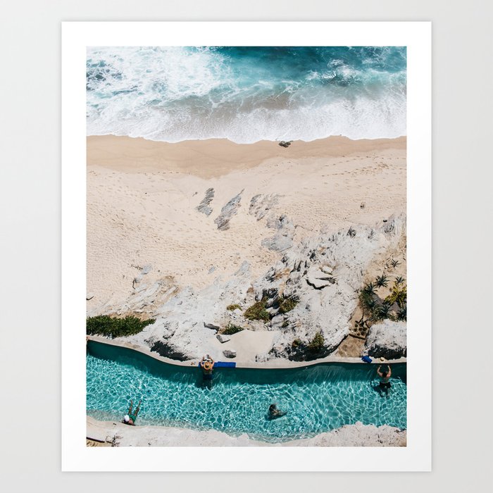 At The Water's Edge, Cabo Art Print
