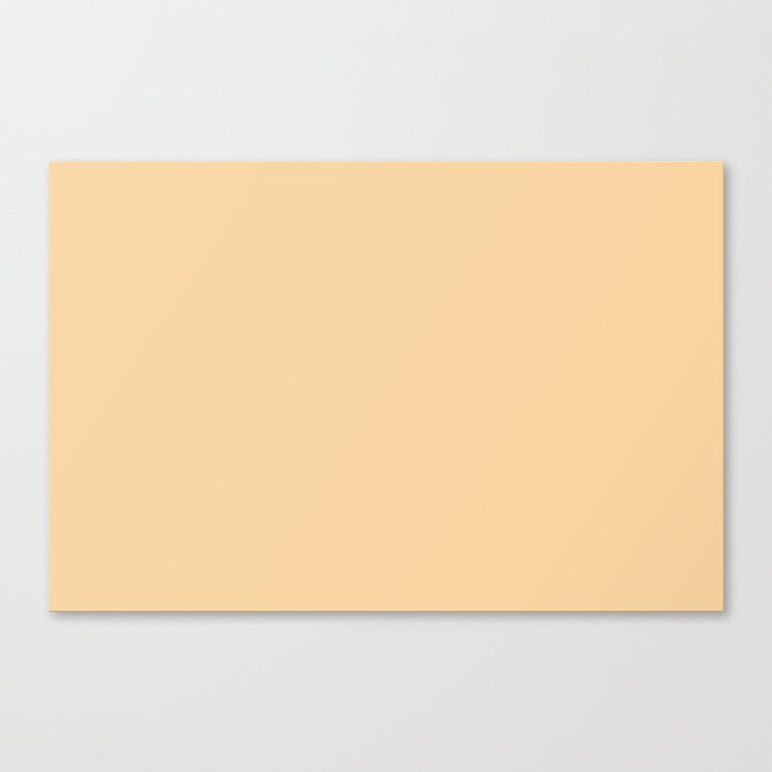 Warm Beige Solid Color Pairs Benjamin Moore Asbury Sand 2156-50 Canvas Print