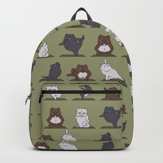 The American Bully Yoga Backpack