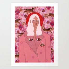 Pink Universe Art Print