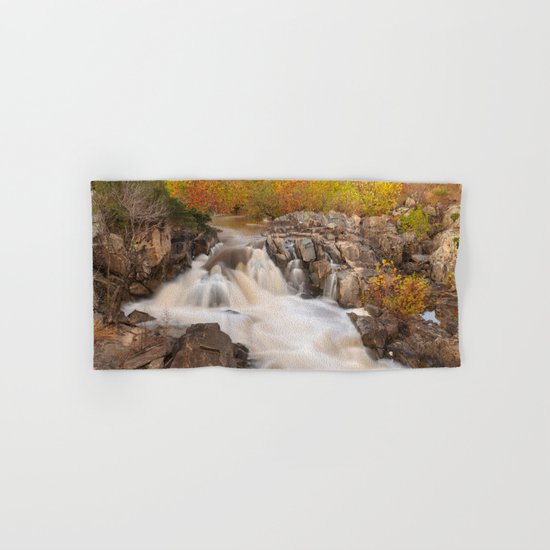 Great Falls Autumn Cascades Hand & Bath Towel