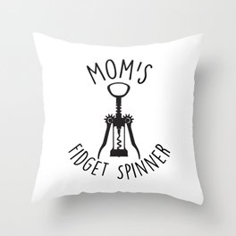 Mom's Fidget Spinner Throw Pillow