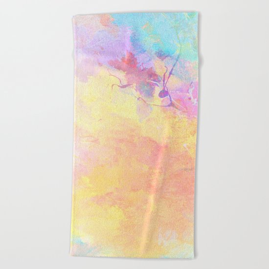 Abstract Texture 08 Beach Towel