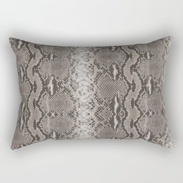 Python Snakeskin Print Rectangular Pillow