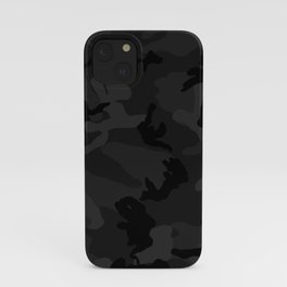 Camouflage Black iPhone Case