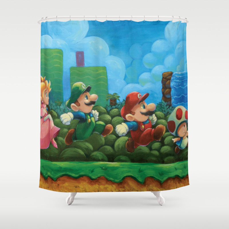 Super Mario Bros 2 Shower Curtain By Joshjdunbar Society6