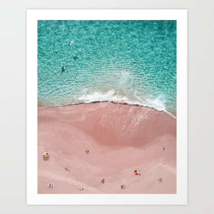 Pink Vacation Art Print
