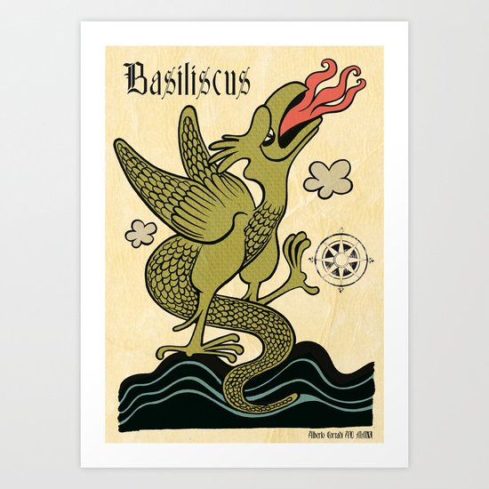 BASILISCUS Art Print
