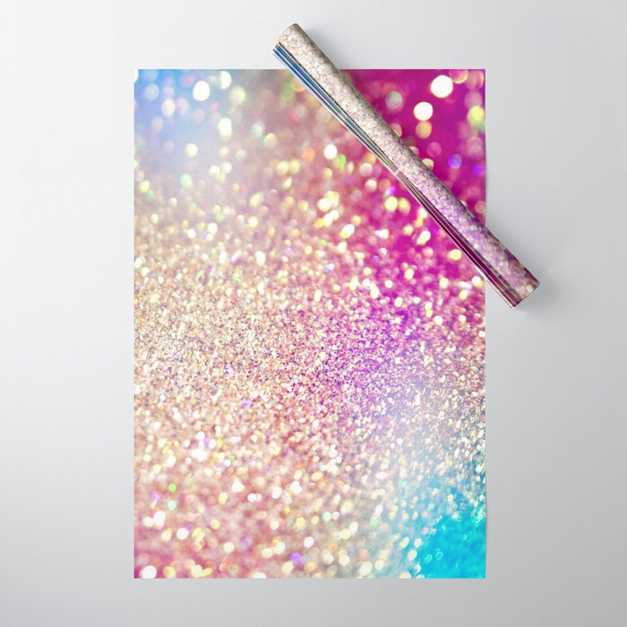 Mermaid Glitter Wrapping Paper