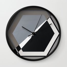London - hexagon Wall Clock