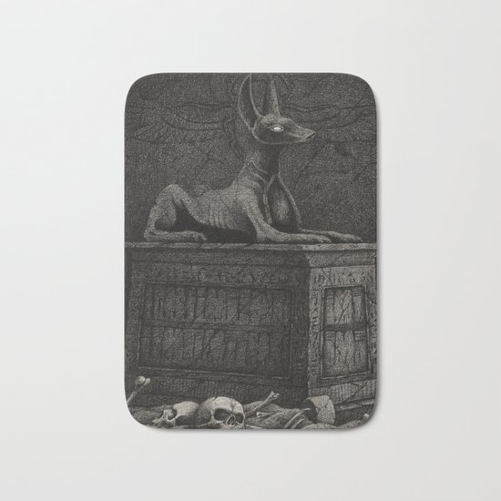 Anubis Shrine Bath Mat