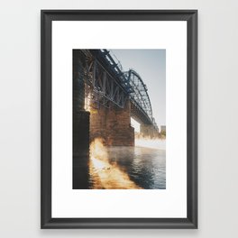 Purple People Bridge Framed Art Print